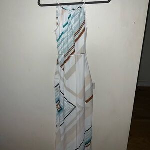 White House Black Market patterned maxi dress